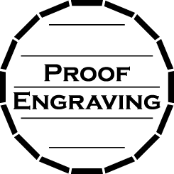Proof Engraving logo