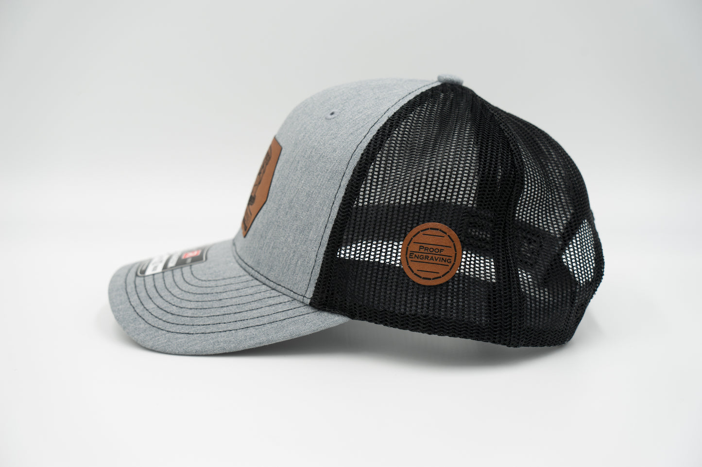 Snapback Trucker Cap - Heather Grey / Black - Bluegrass Biker News