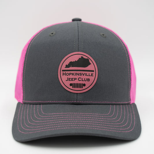 Snapback Trucker Cap -  Round Logo - Hopkinsville Jeep Club