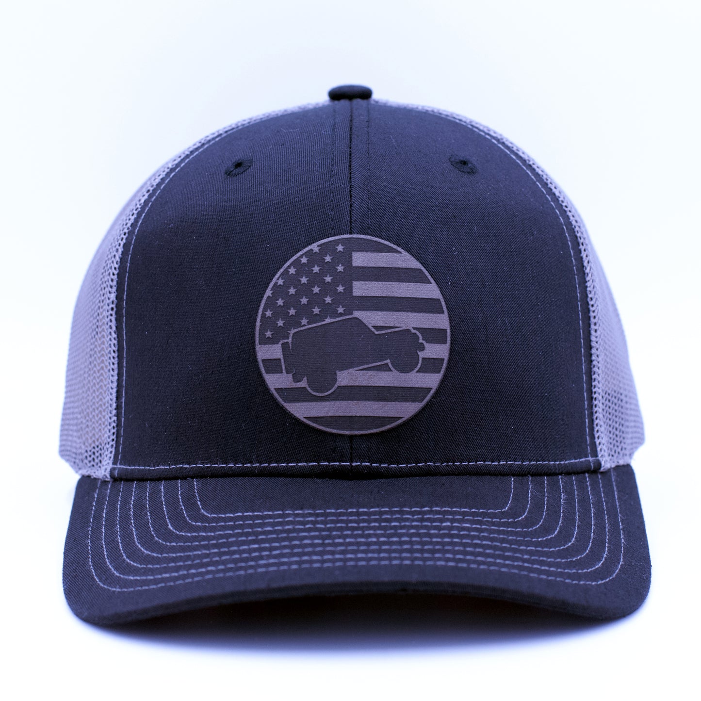 Patriotic Jeep Snapback Trucker Hat