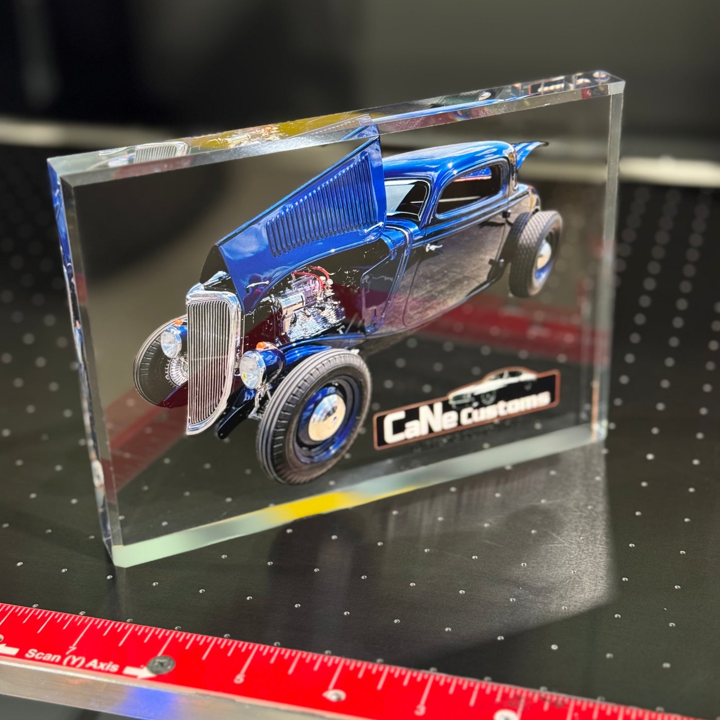 Custom 5x7 Acrylic Car Display – UV Printed