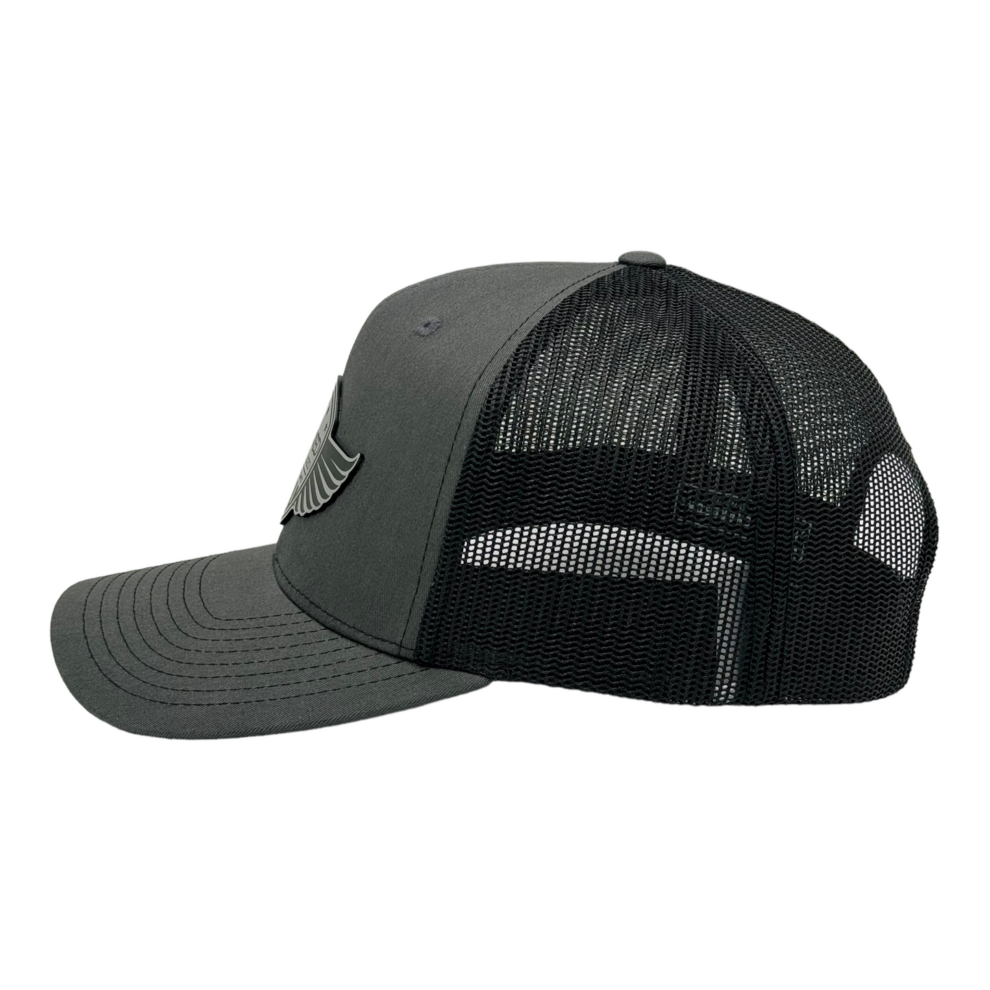 Unvaxxed Trucker Hat - Charcoal/ Black