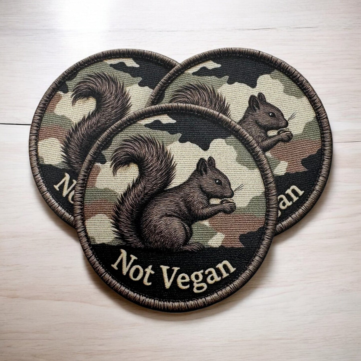 Not Vegan - UV Printed Patch