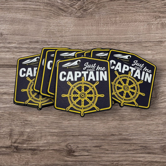 Just Call Me Captain - UV Printed Patch