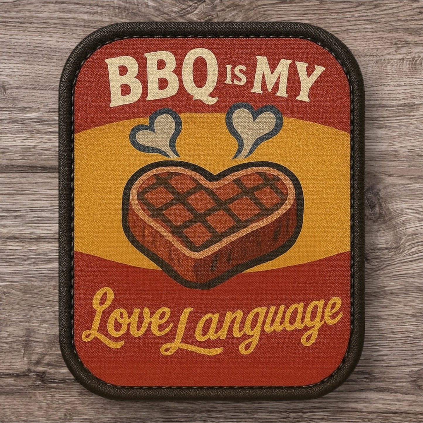 BBQ Is My Love Language - UV Printed Patch