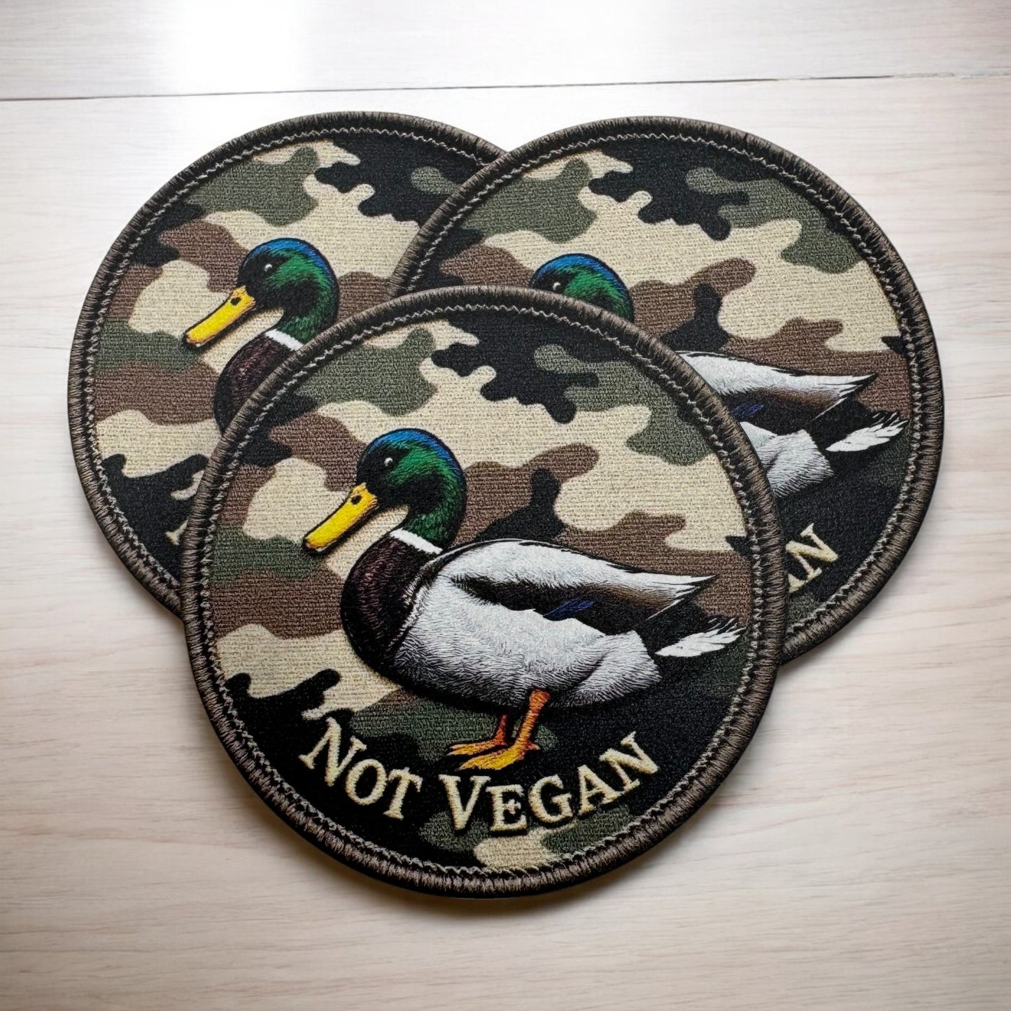 Not Vegan - UV Printed Patch