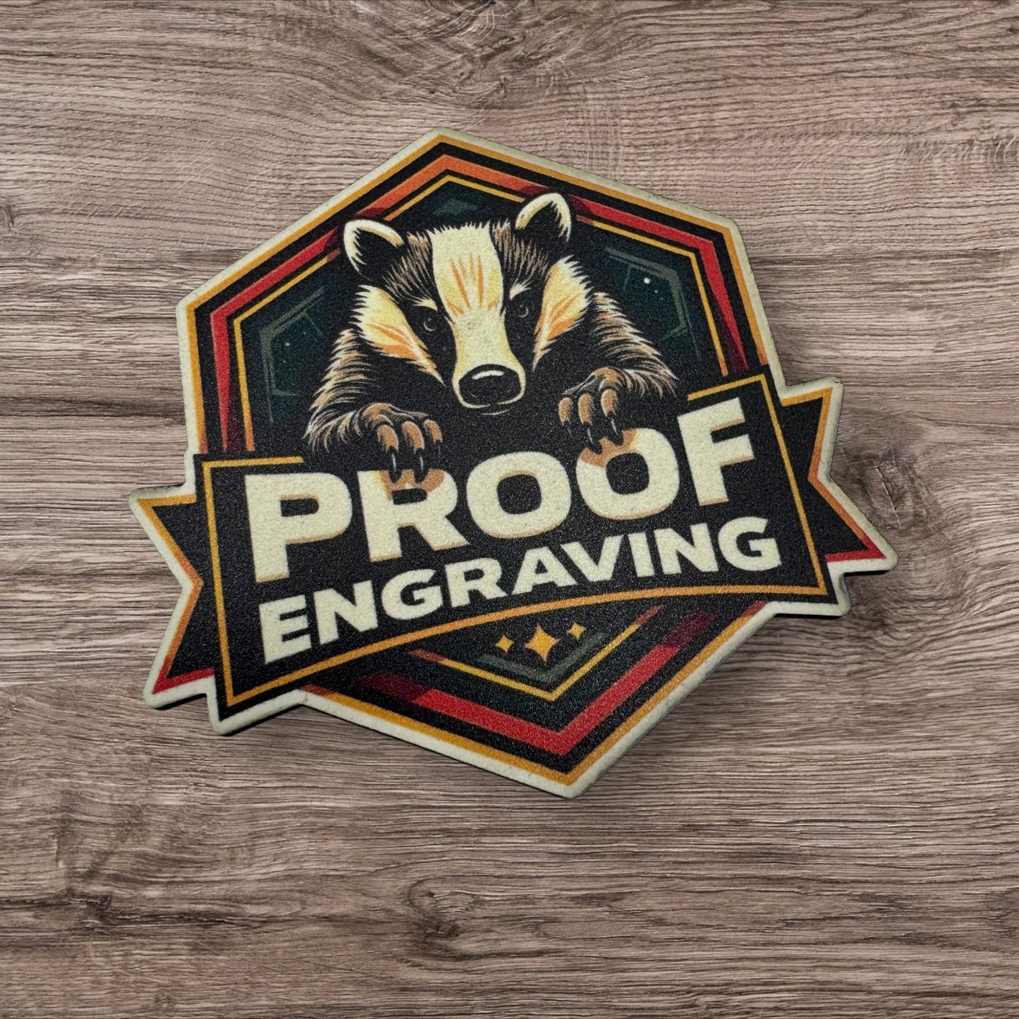 UV Printed Leatherette Patches