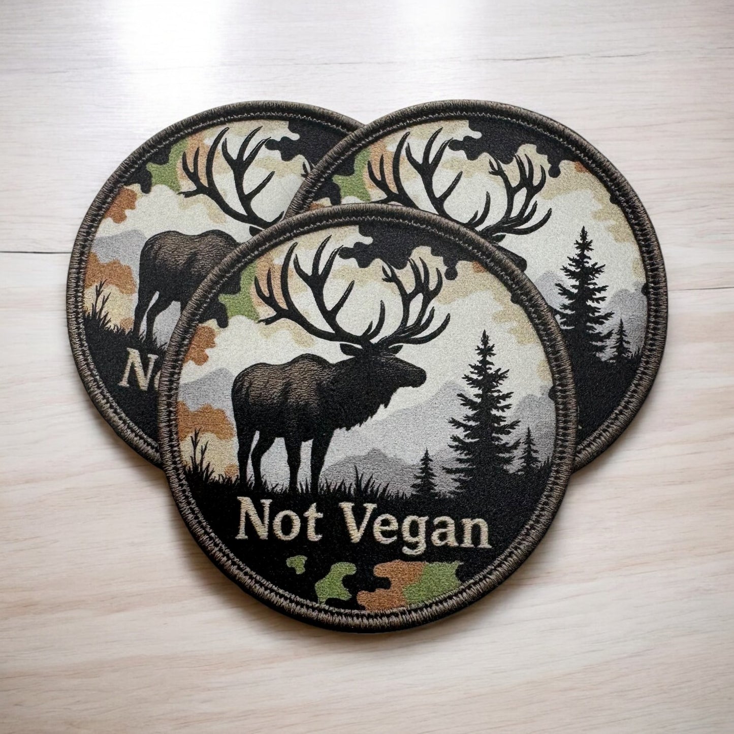 Not Vegan - UV Printed Patch