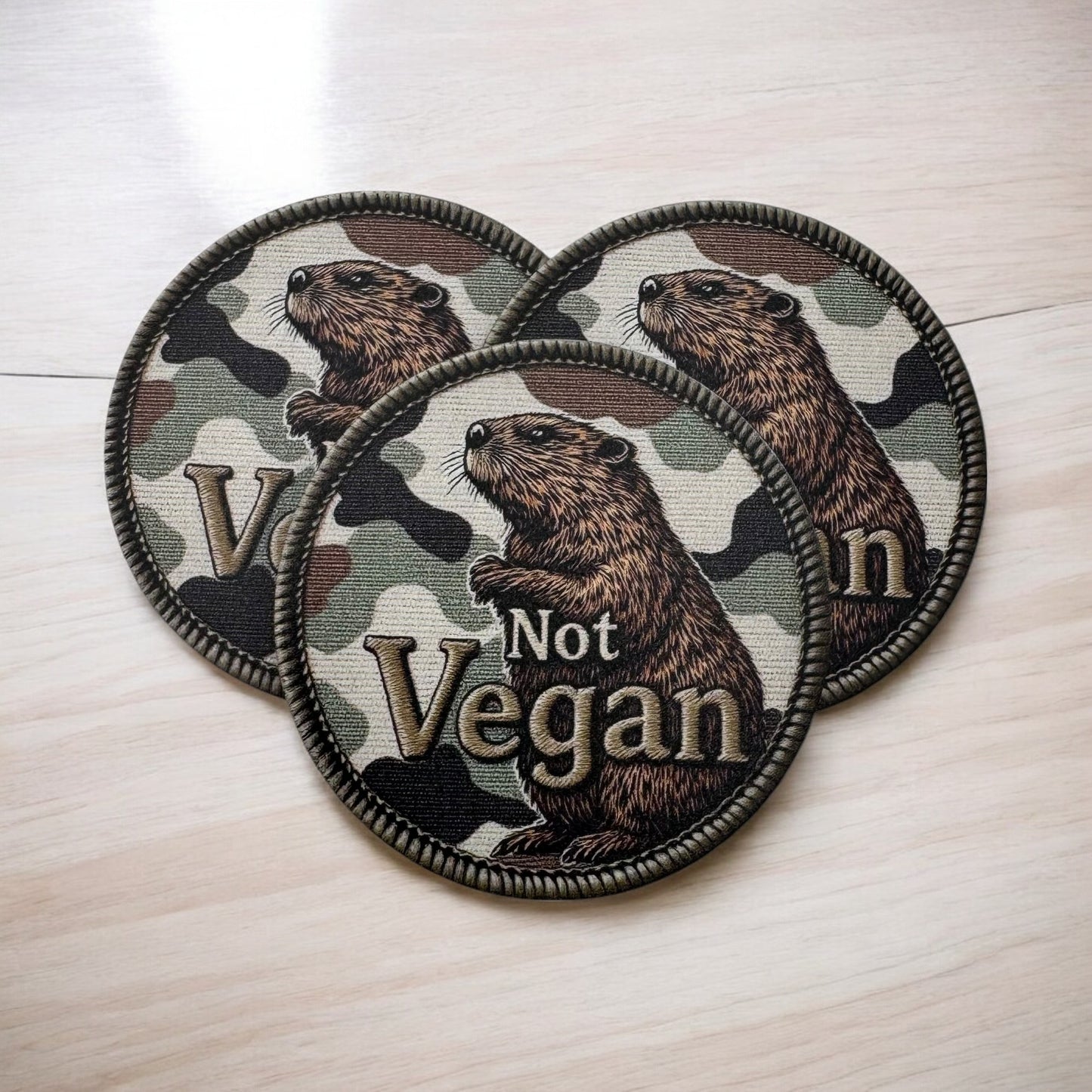 Not Vegan - UV Printed Patch