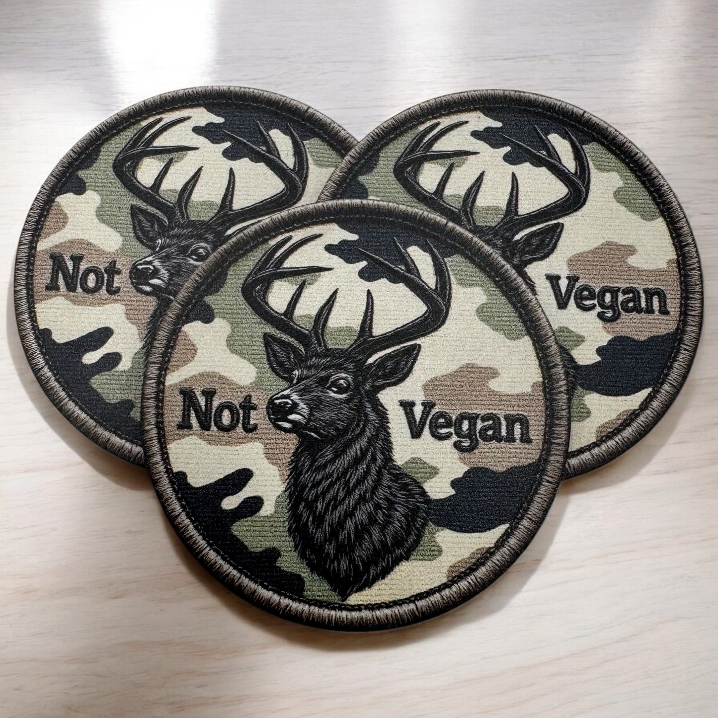 Not Vegan - UV Printed Patch