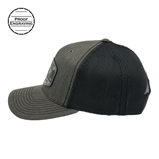 2024 Jeeps and Jamz Expo - Official Hat (Charcoal/ Black)