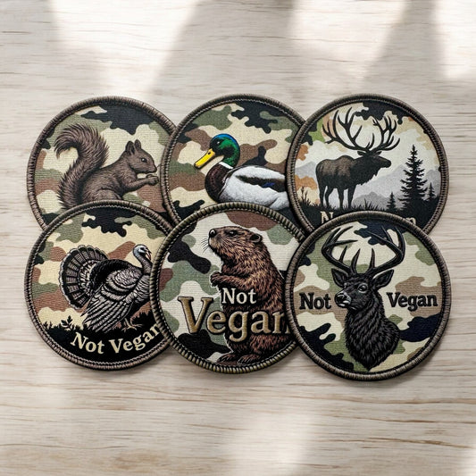 Not Vegan - UV Printed Patch