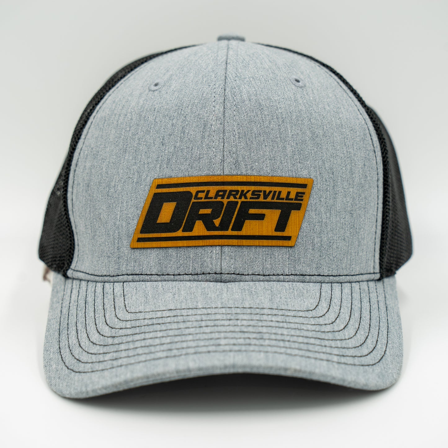 Snapback Trucker Cap - Heather Grey / Black - Clarksville Drift