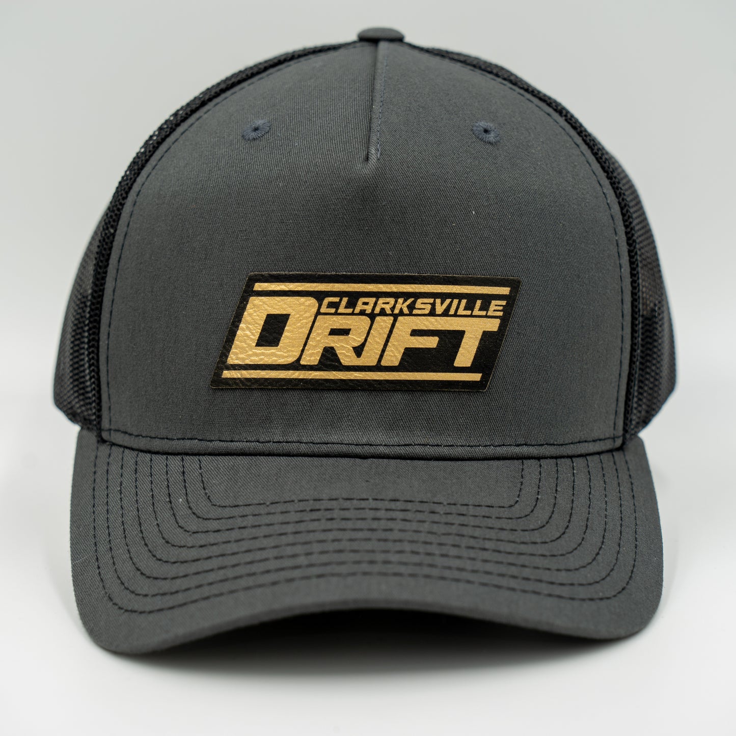 Snapback Trucker Cap - Charcoal / Black - Clarksville Drift