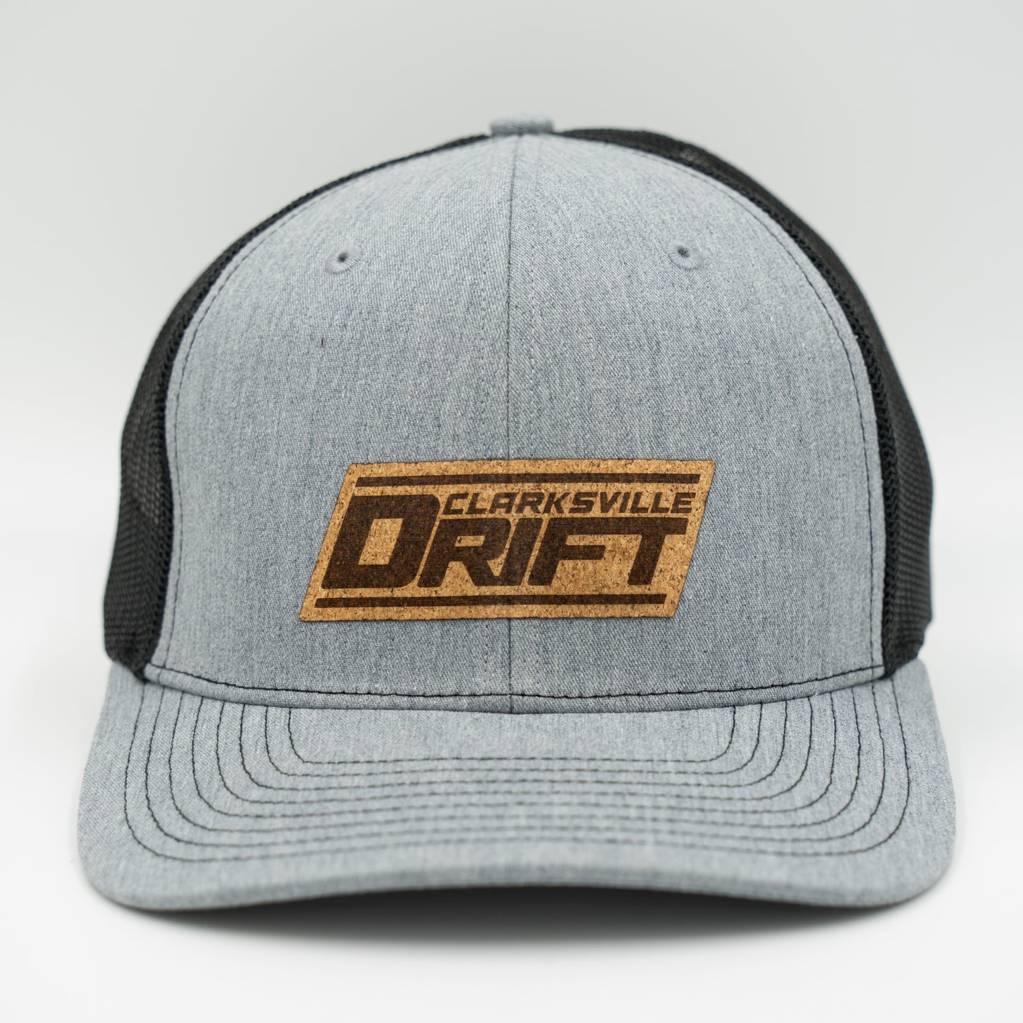 Snapback Trucker Cap - Heather Grey / Black - Clarksville Drift