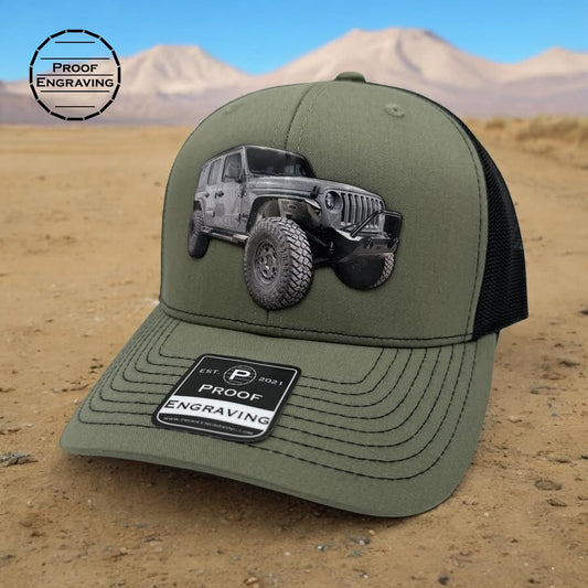 Custom Jeep Photo Hat – Your Jeep on a Richardson 112