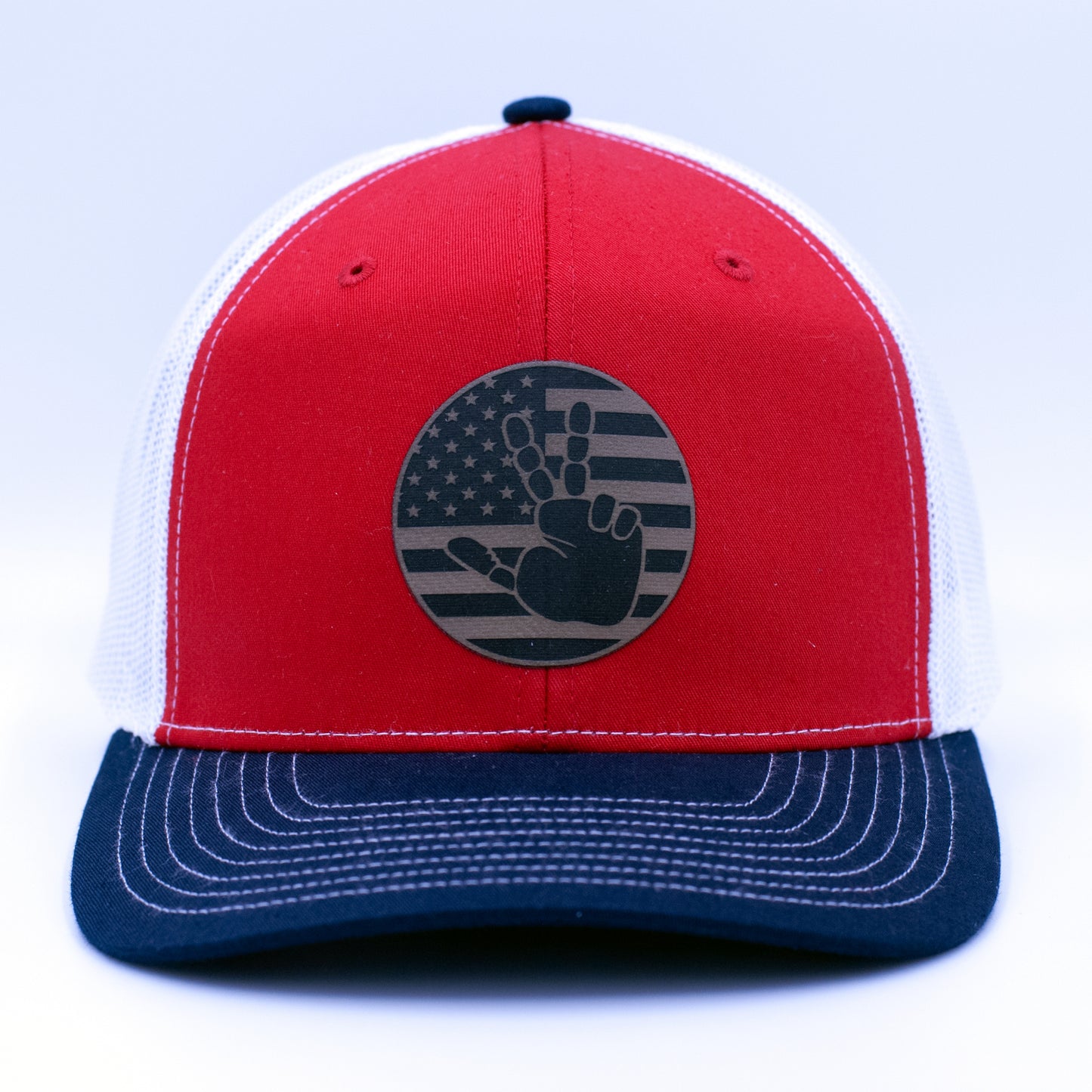 Patriotic Wave Snapback Trucker Hat