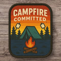 Campfire Committed - UV Printed Patch