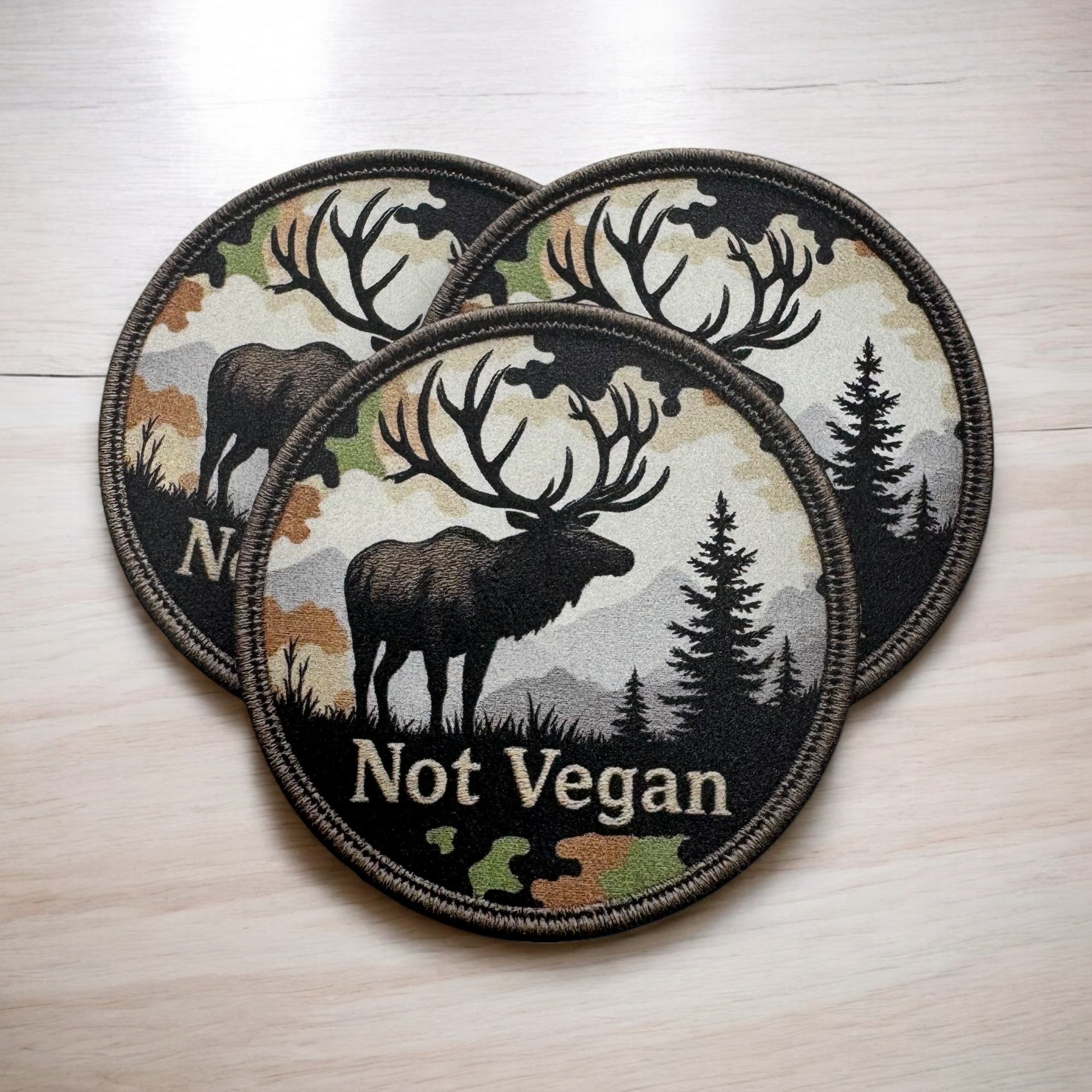 Not Vegan - UV Printed Patch