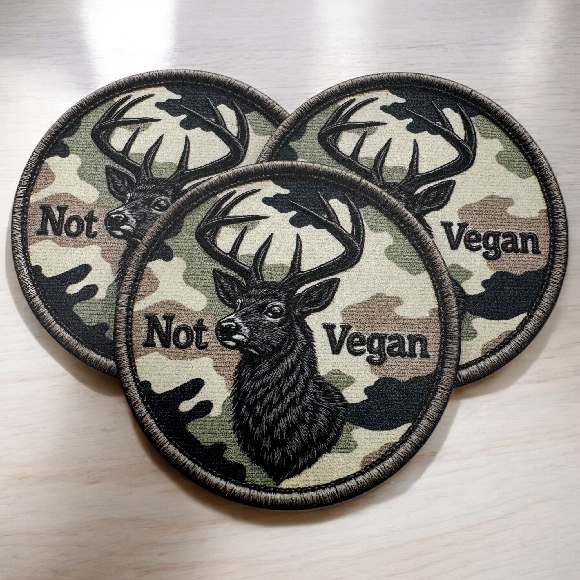 Not Vegan - UV Printed Patch