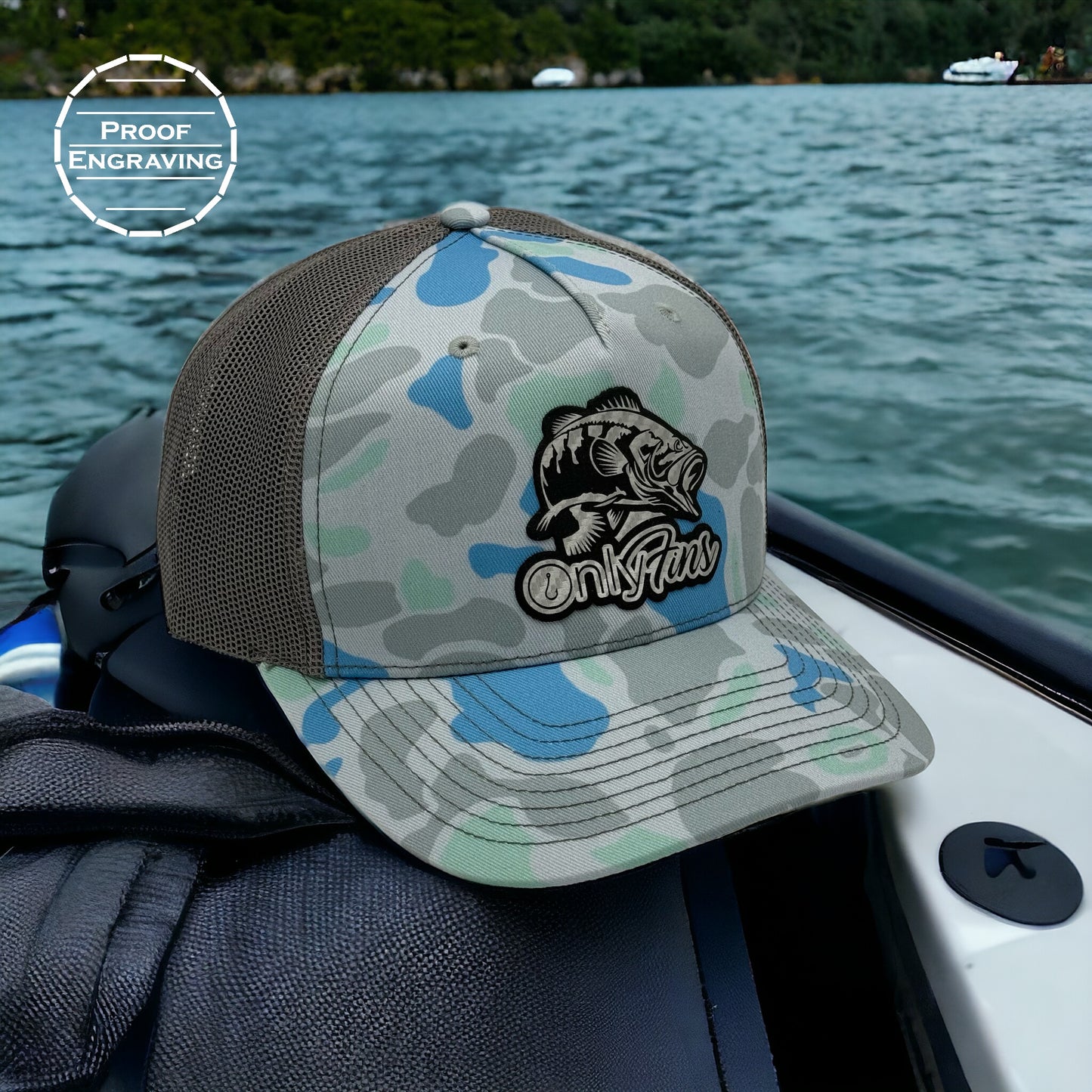 "Only Fins" Trucker Hat - Saltwater Duck