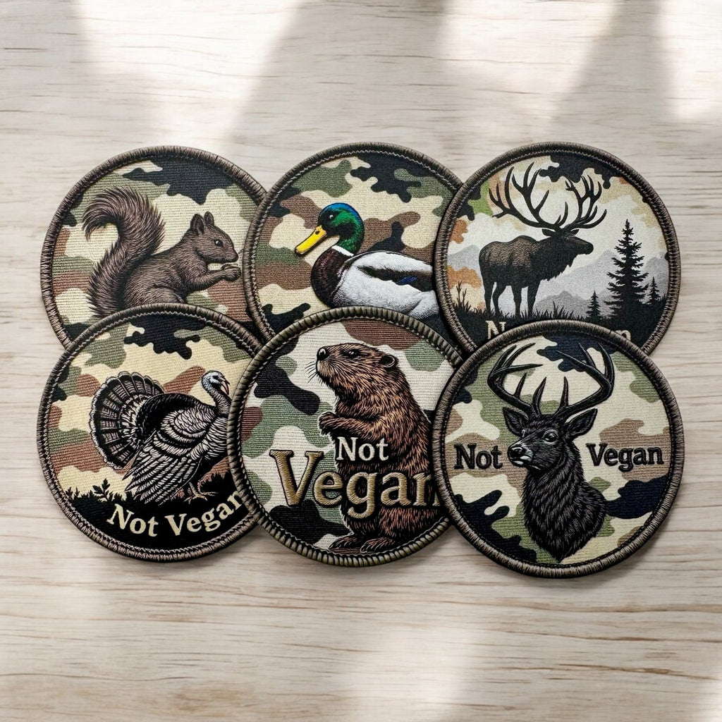 Not Vegan - UV Printed Patch
