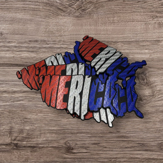 ‘Merica Map Patch - UV Printed Patch