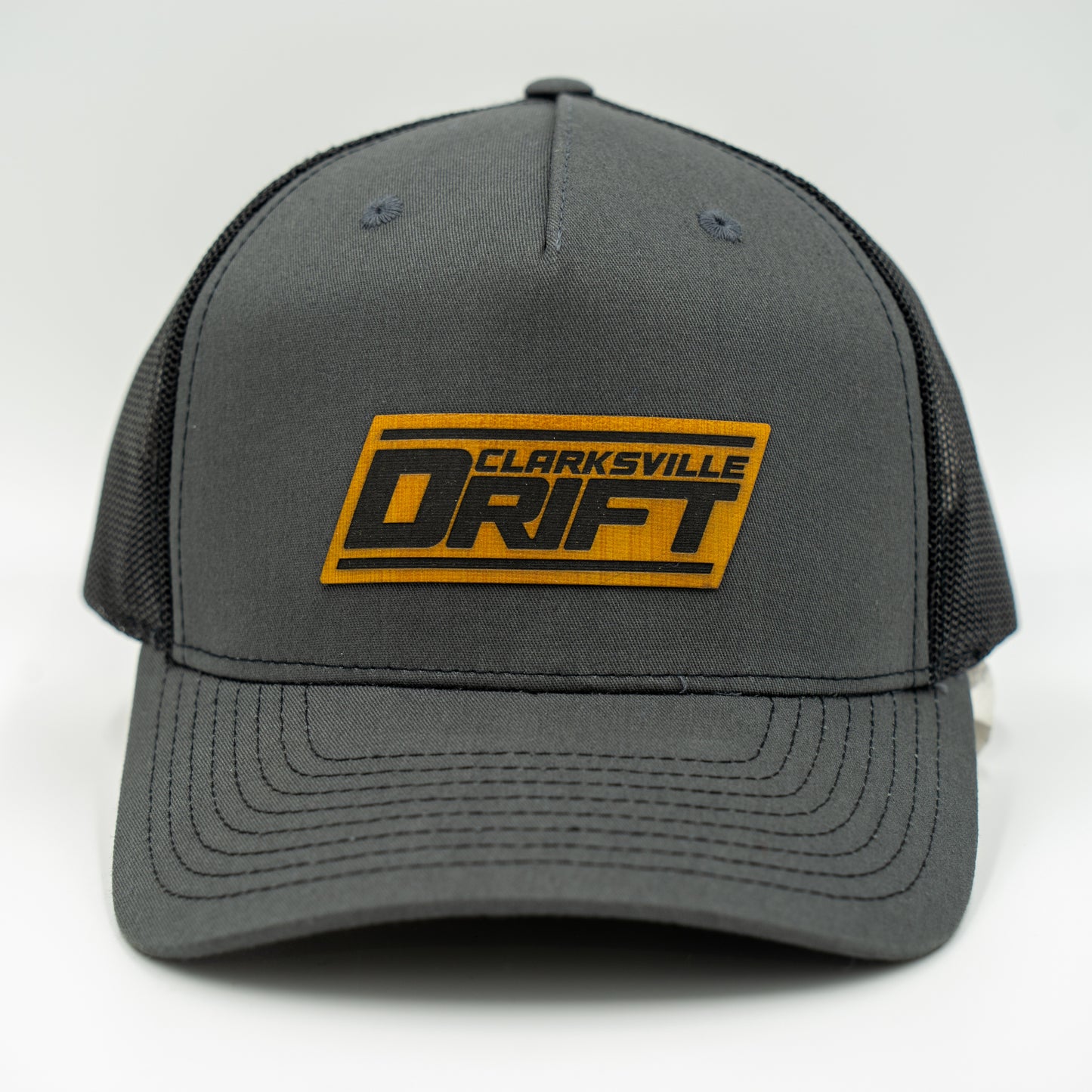 Snapback Trucker Cap - Charcoal / Black - Clarksville Drift
